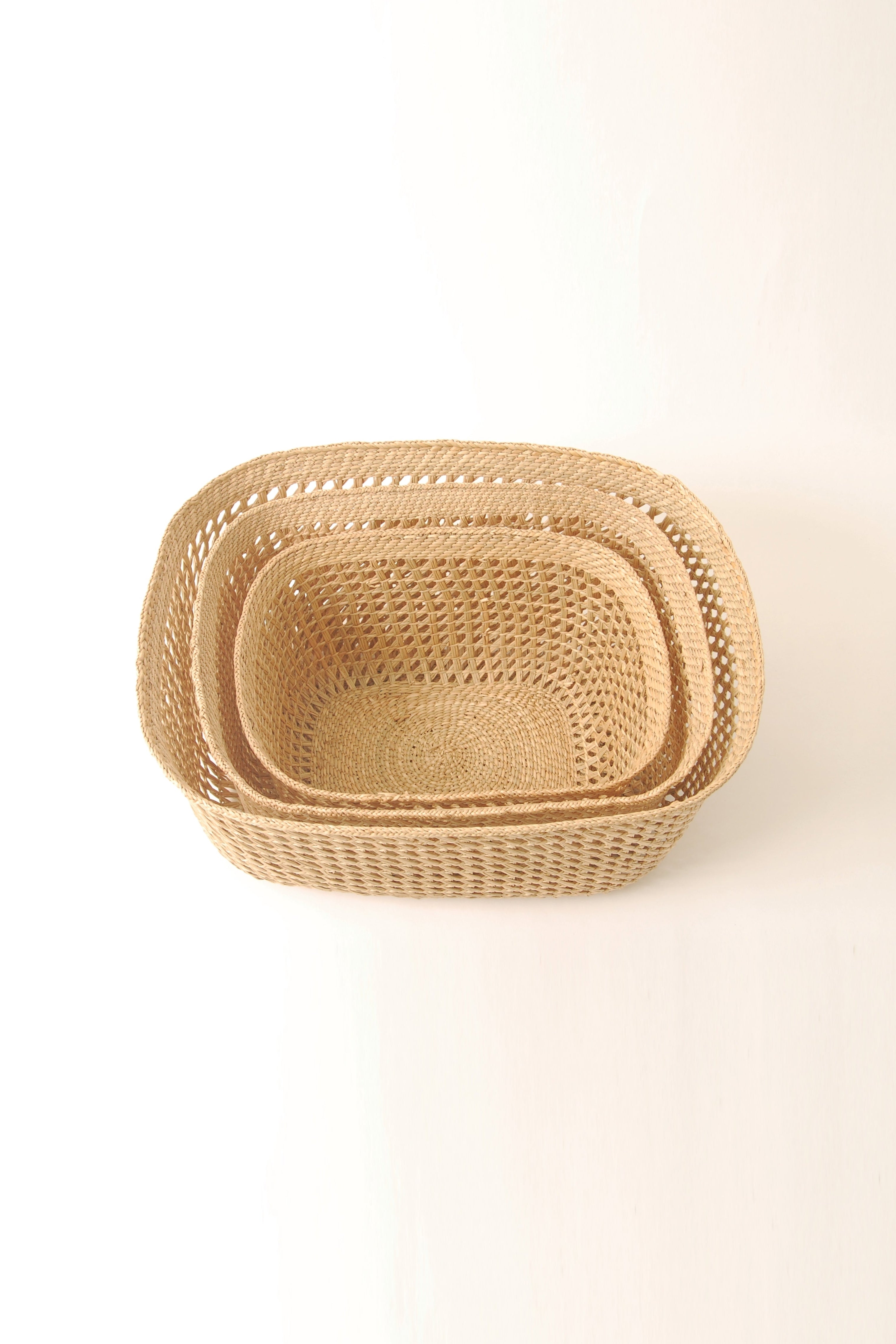 Ruaha Open Weave Nesting Storage Basket (Set of 3)