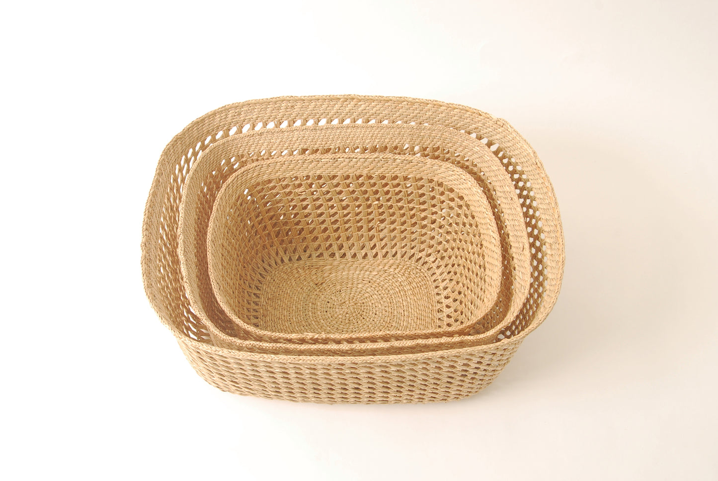Ruaha Open Weave Nesting Storage Basket (Set of 3)