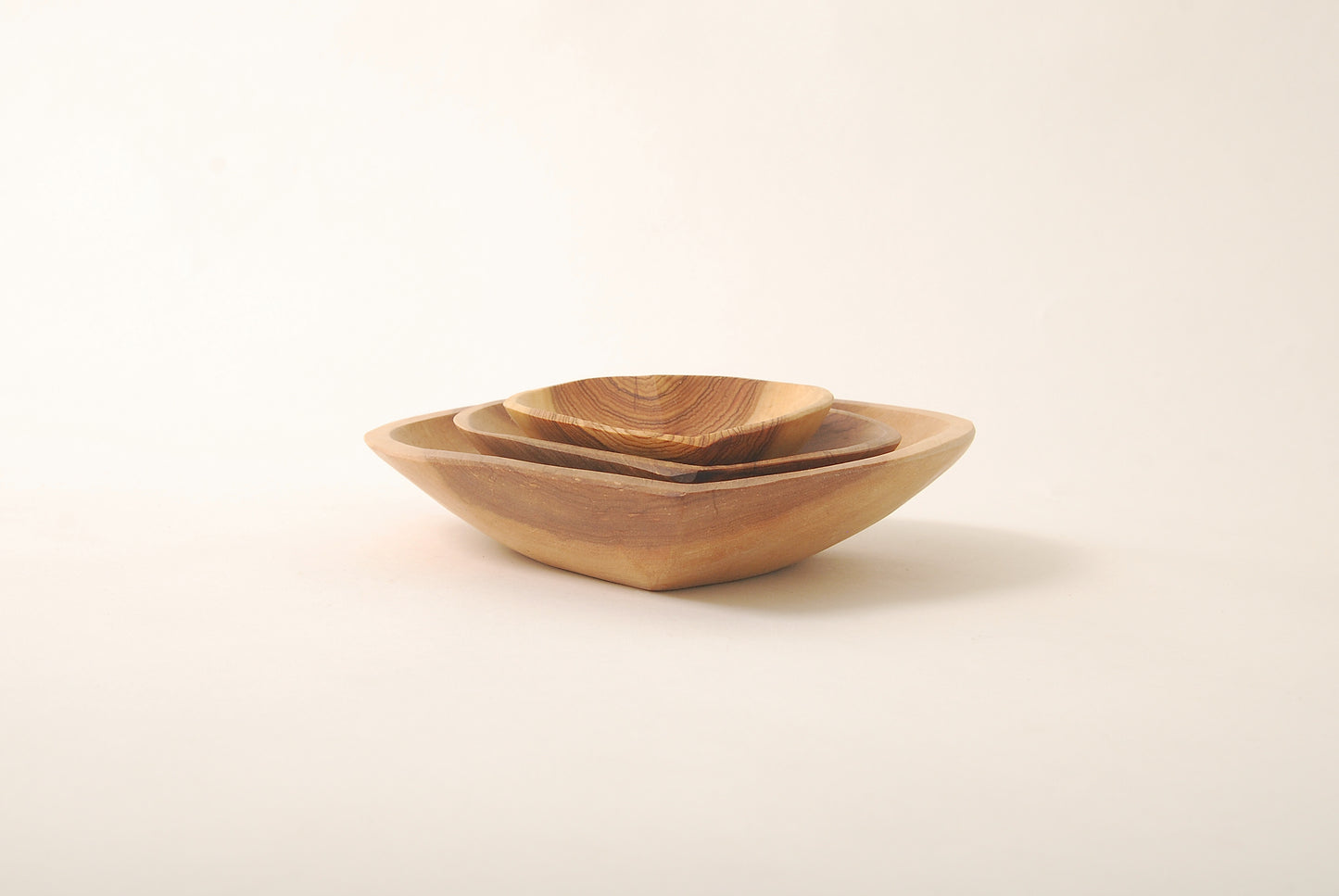 Heart Shaped Wooden Bowl