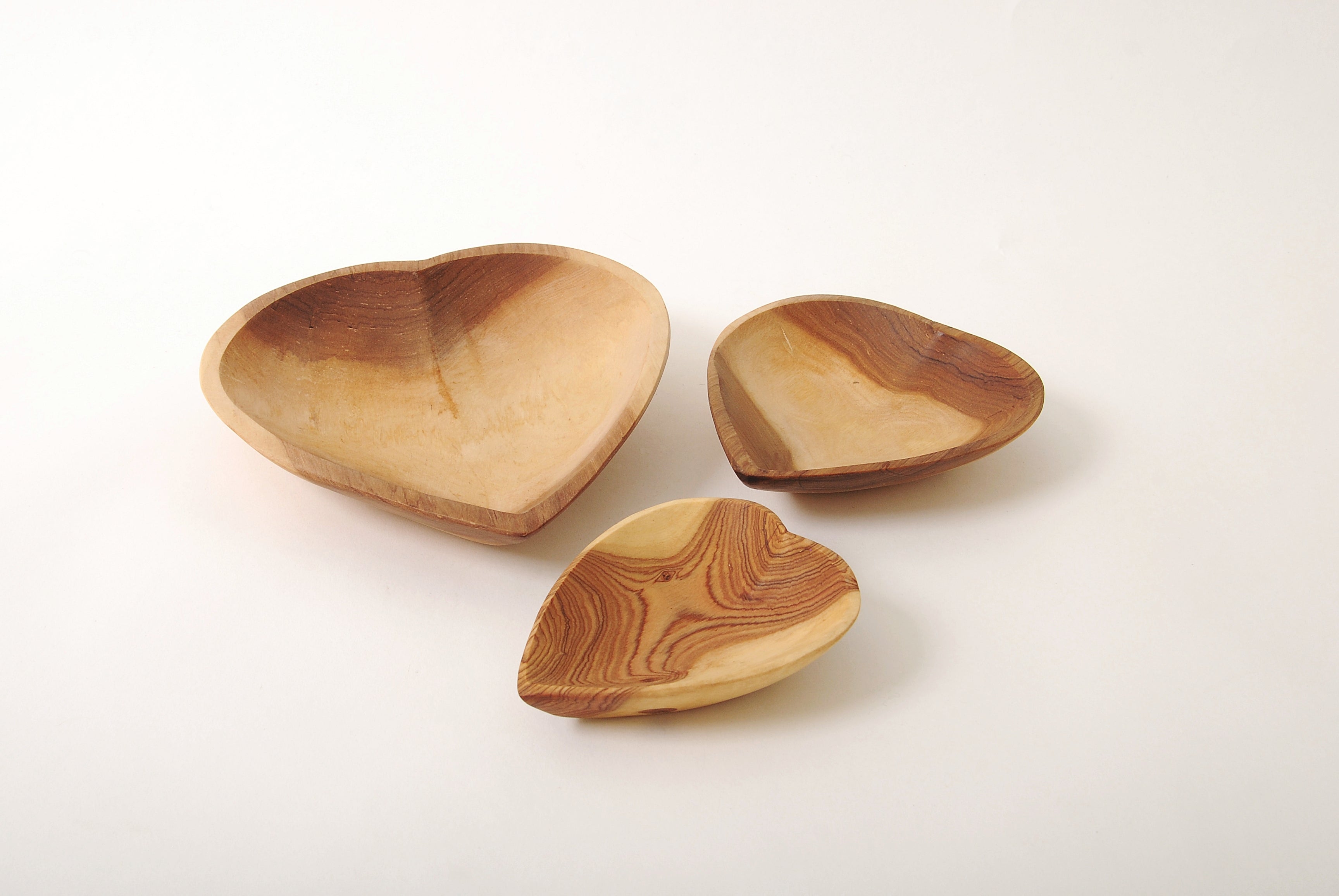 Heart Shaped Wooden Bowl