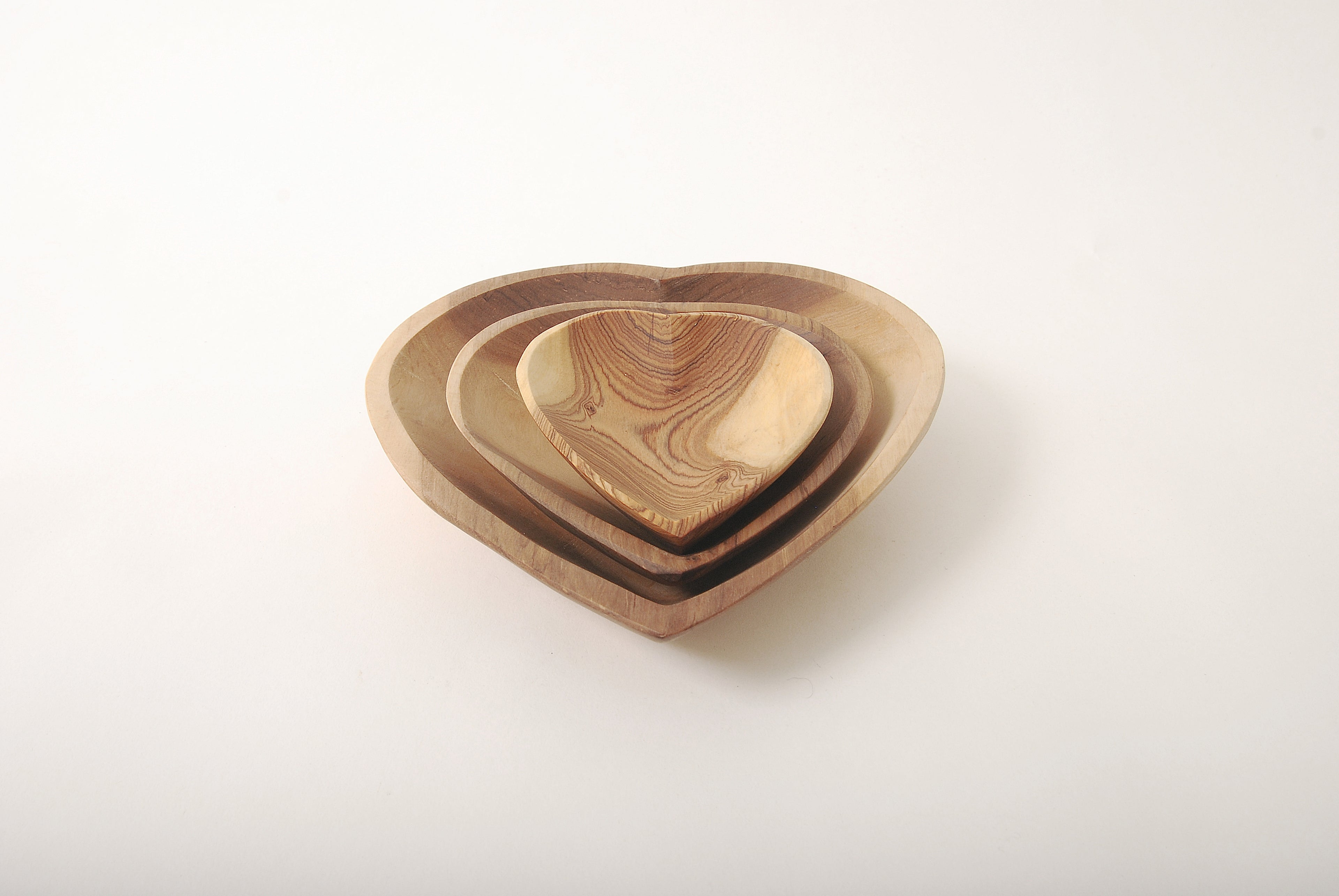 Heart Shaped Wooden Bowl