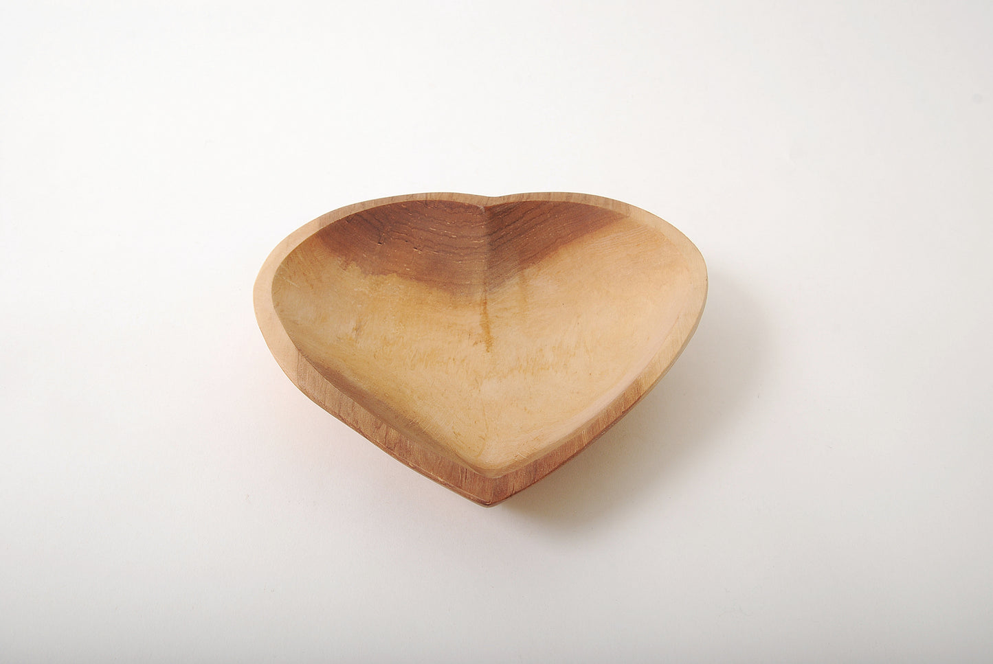 Heart Shaped Wooden Bowl