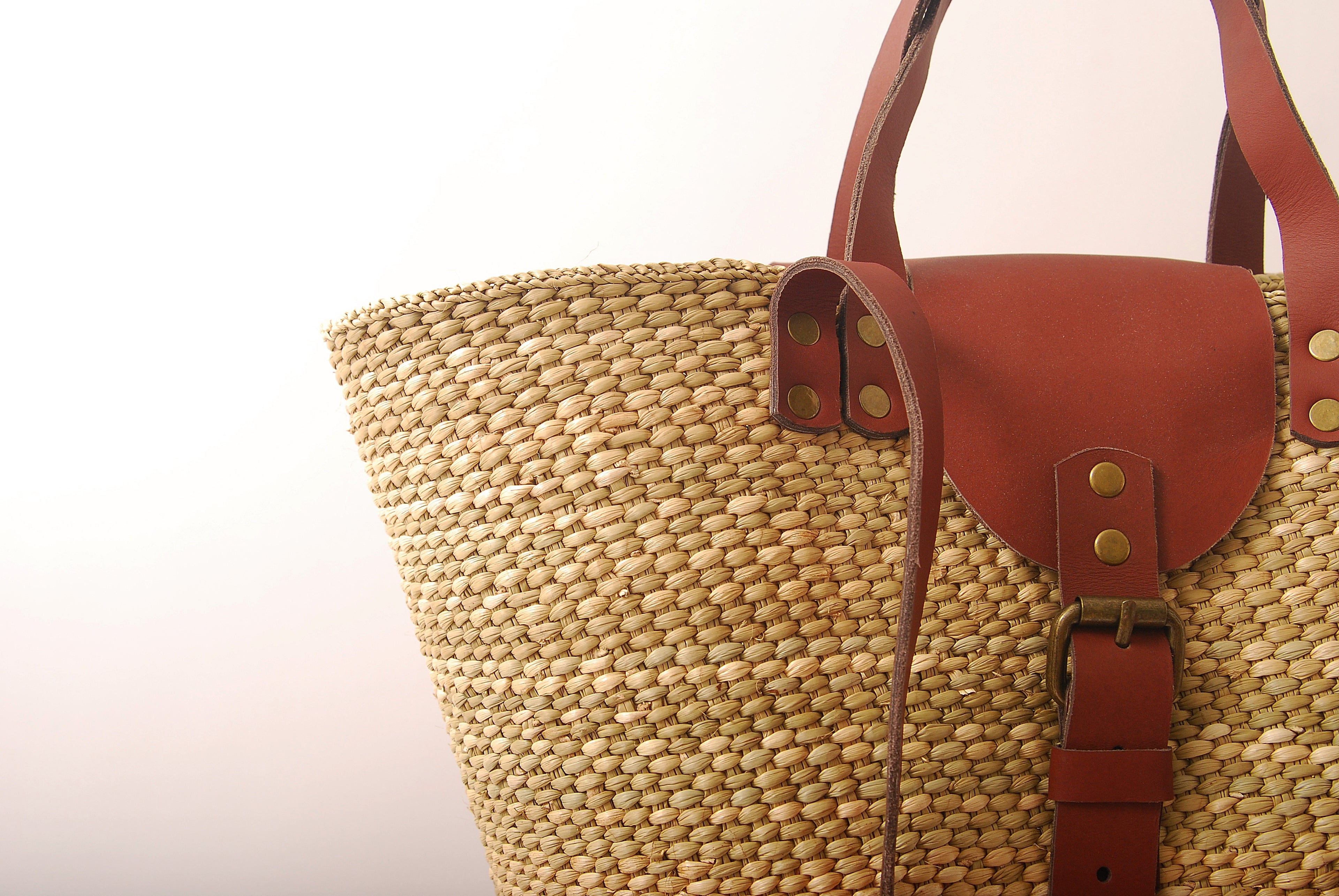 Shukurani Handwoven Tote Bag Natural
