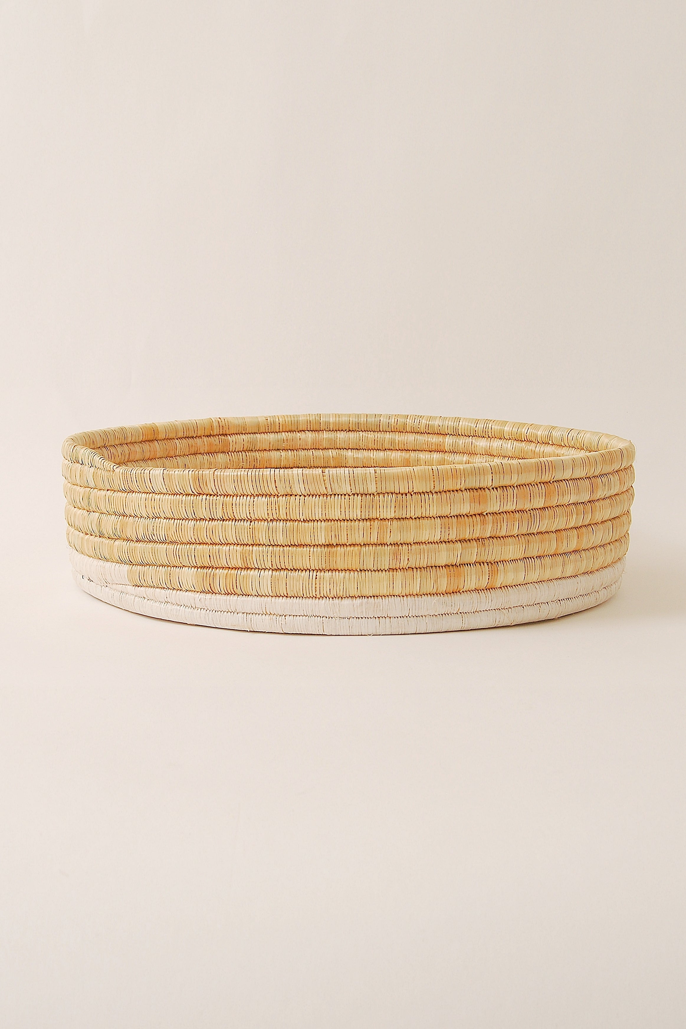 Round Woven Serving Tray