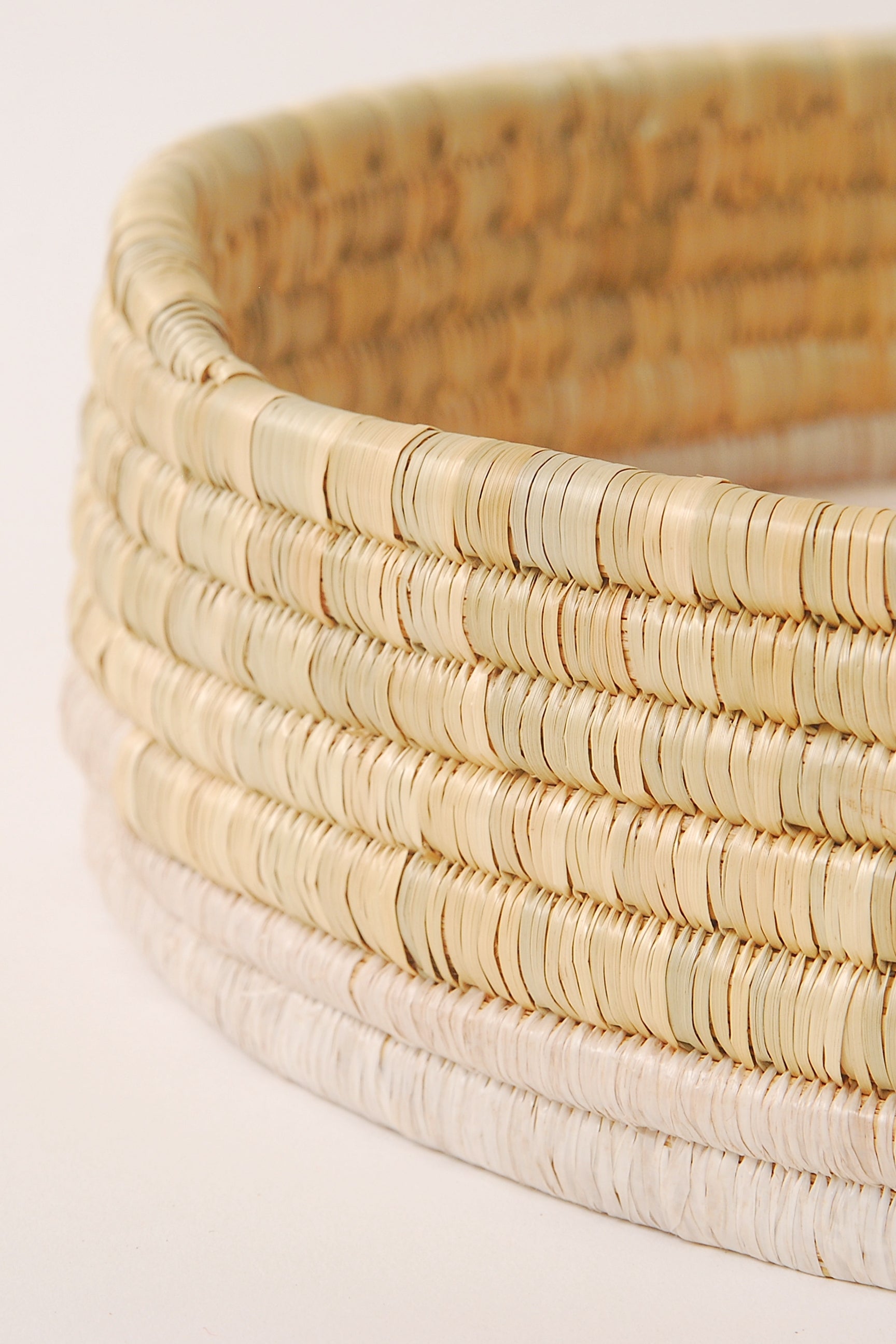 Round Woven Serving Tray