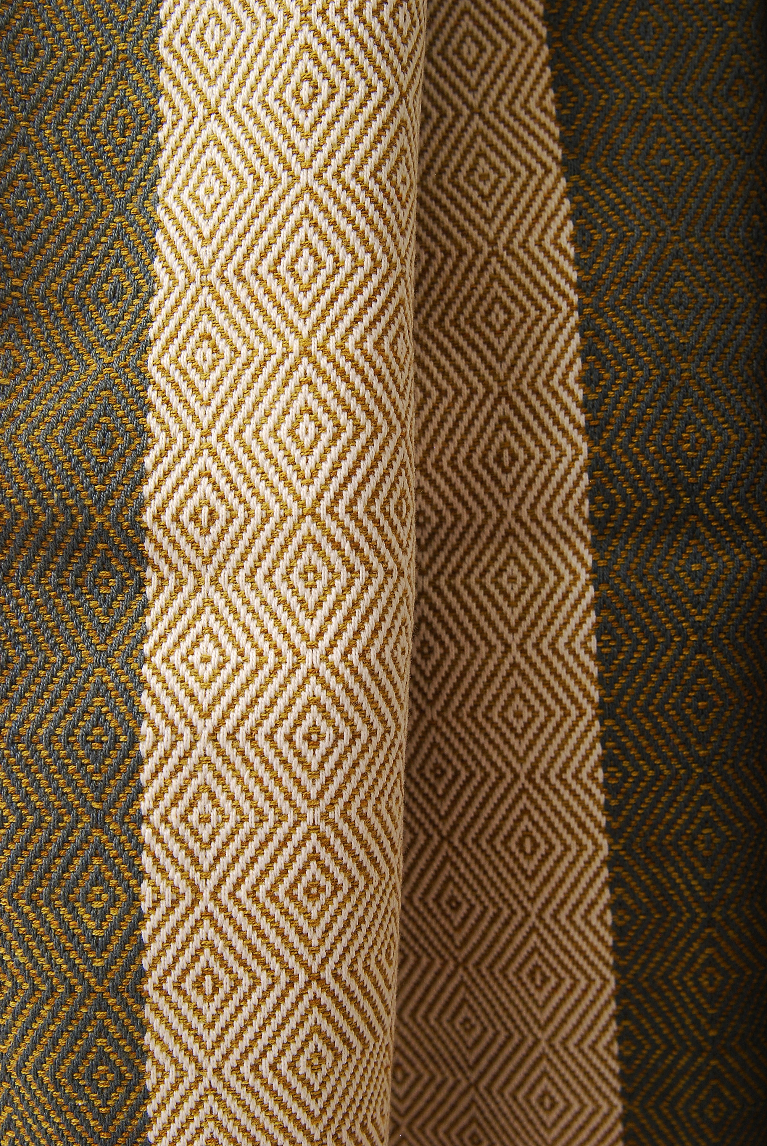 Kwanza Cotton Throw Amber Stripe