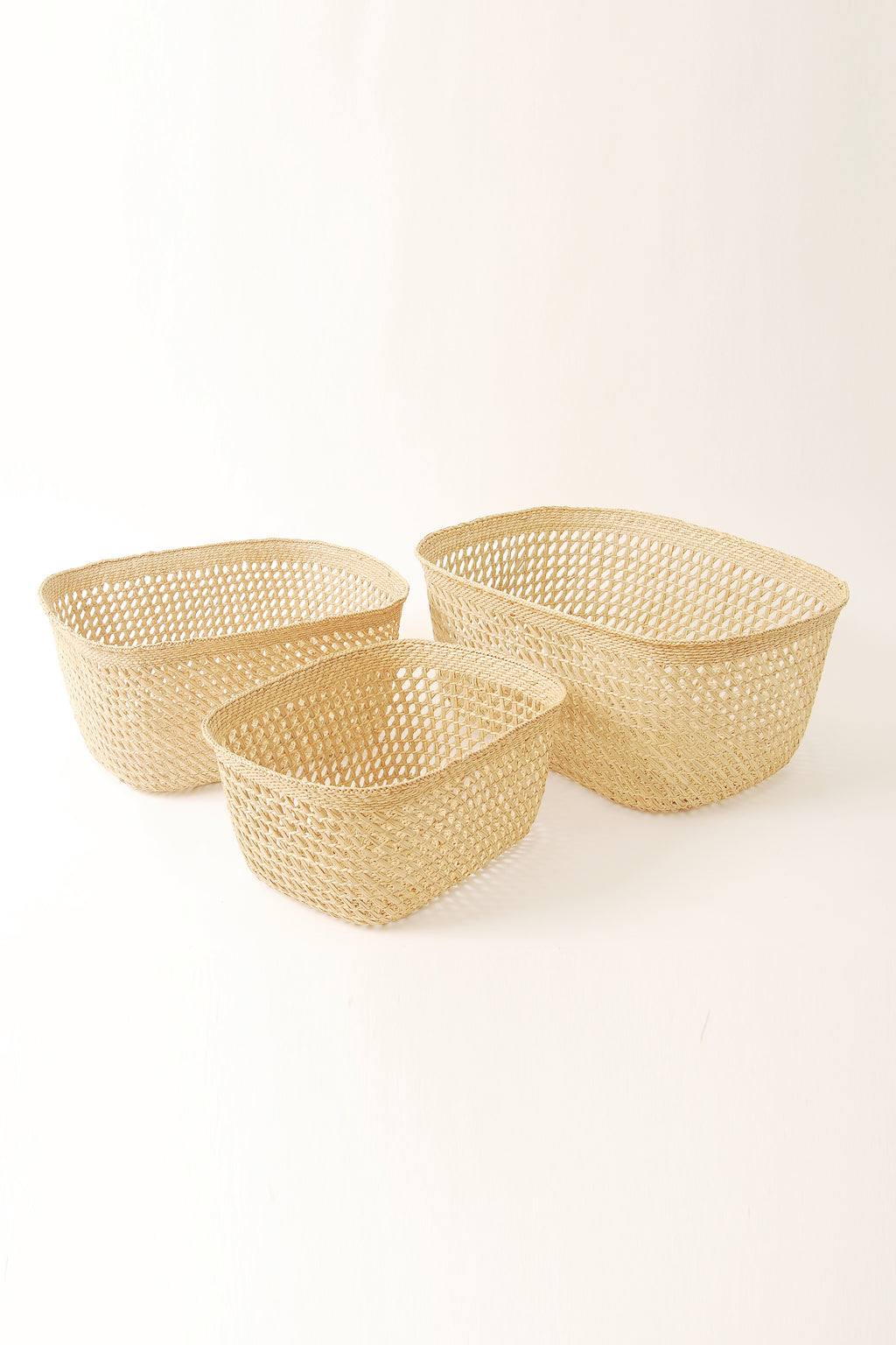 Ruaha Open Weave Nesting Storage Basket (Set of 3)