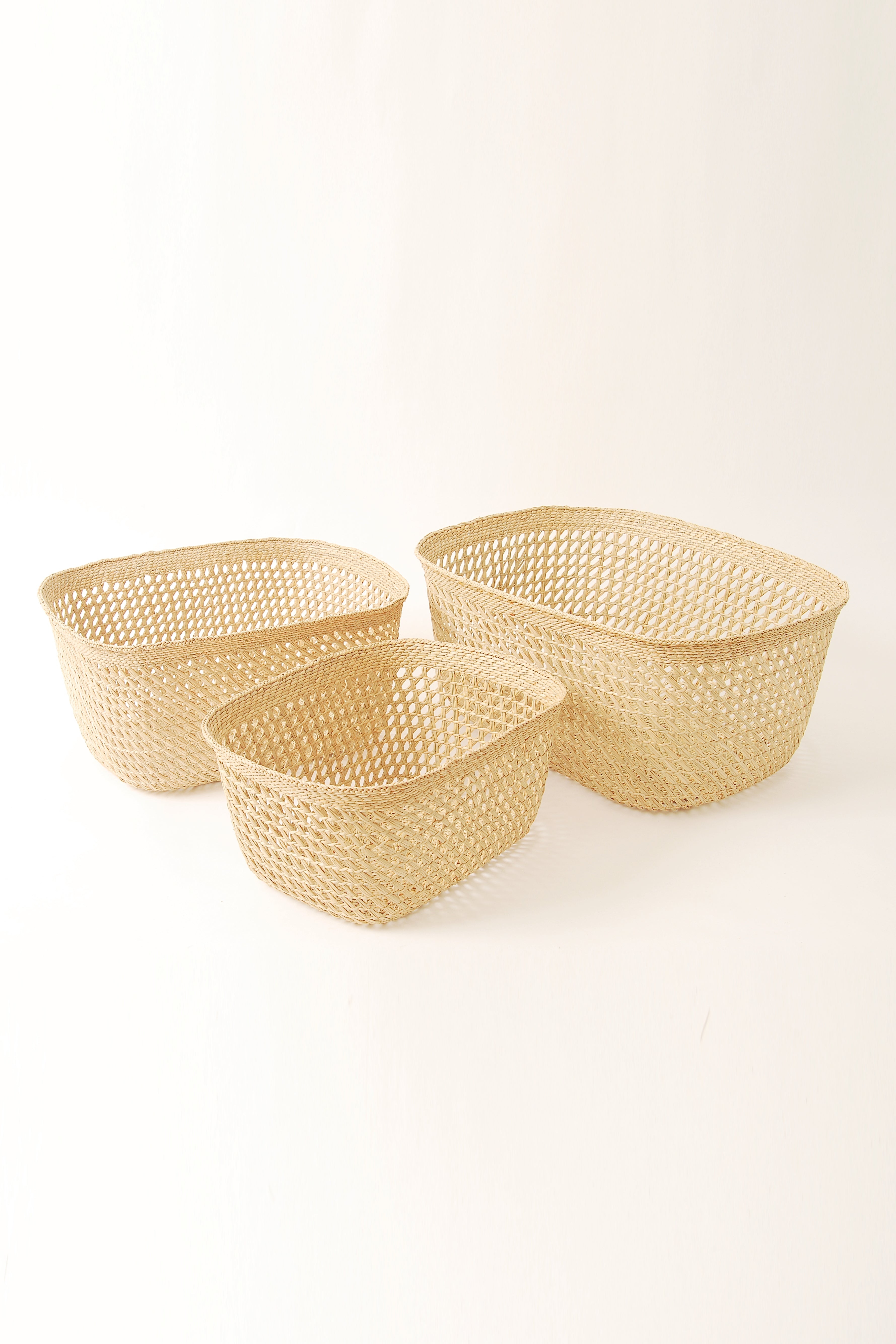Ruaha Open Weave Nesting Storage Basket (Set of 3)