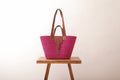 Shukurani Handwoven Tote Bag Fuchsia