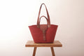 Shukurani Handwoven Tote Bag Red
