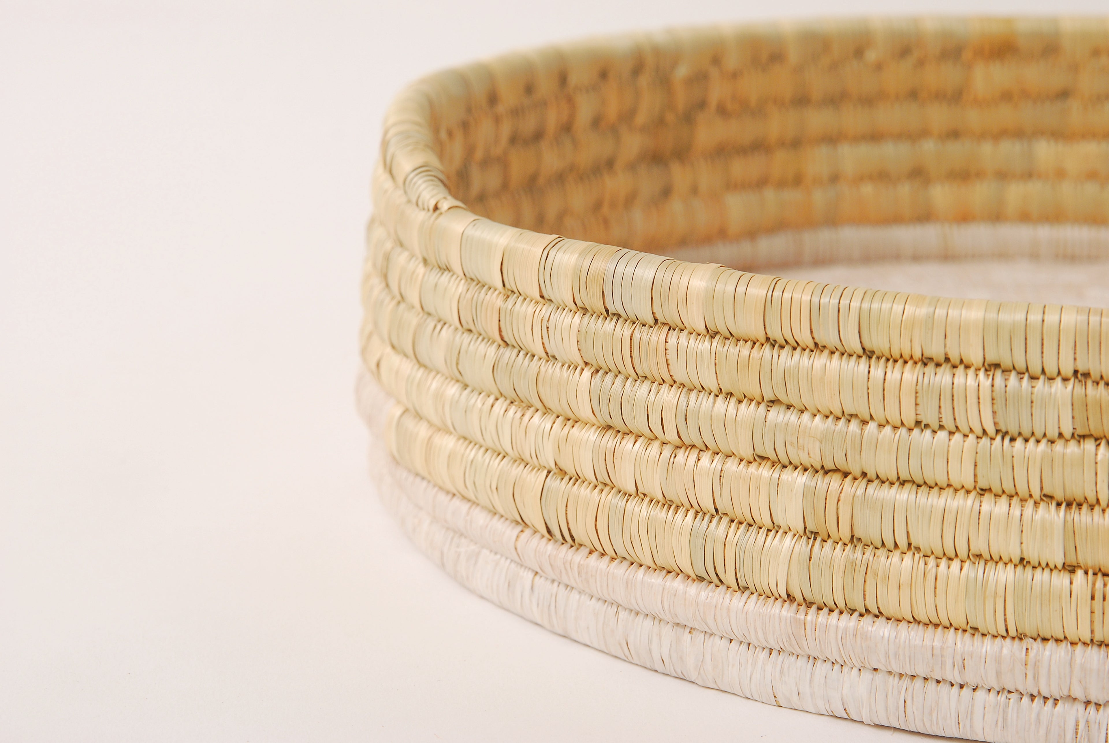 Round Woven Serving Tray