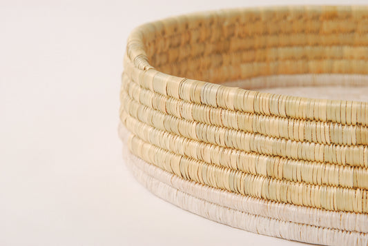 Round Woven Serving Tray