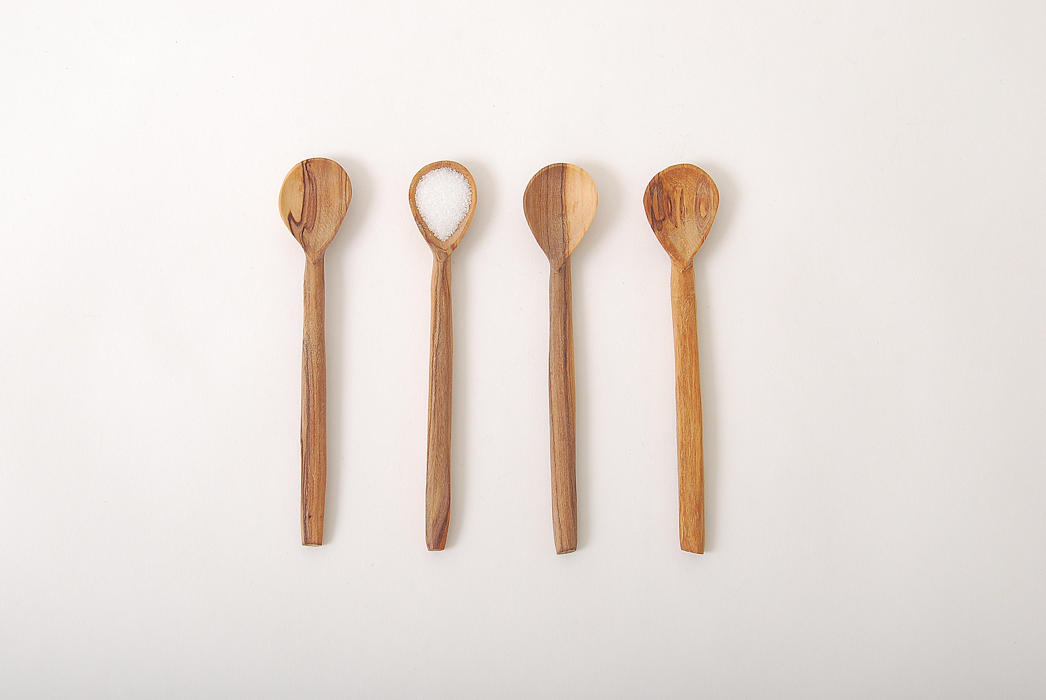 Wooden Tea Salt Spoon Set of 4