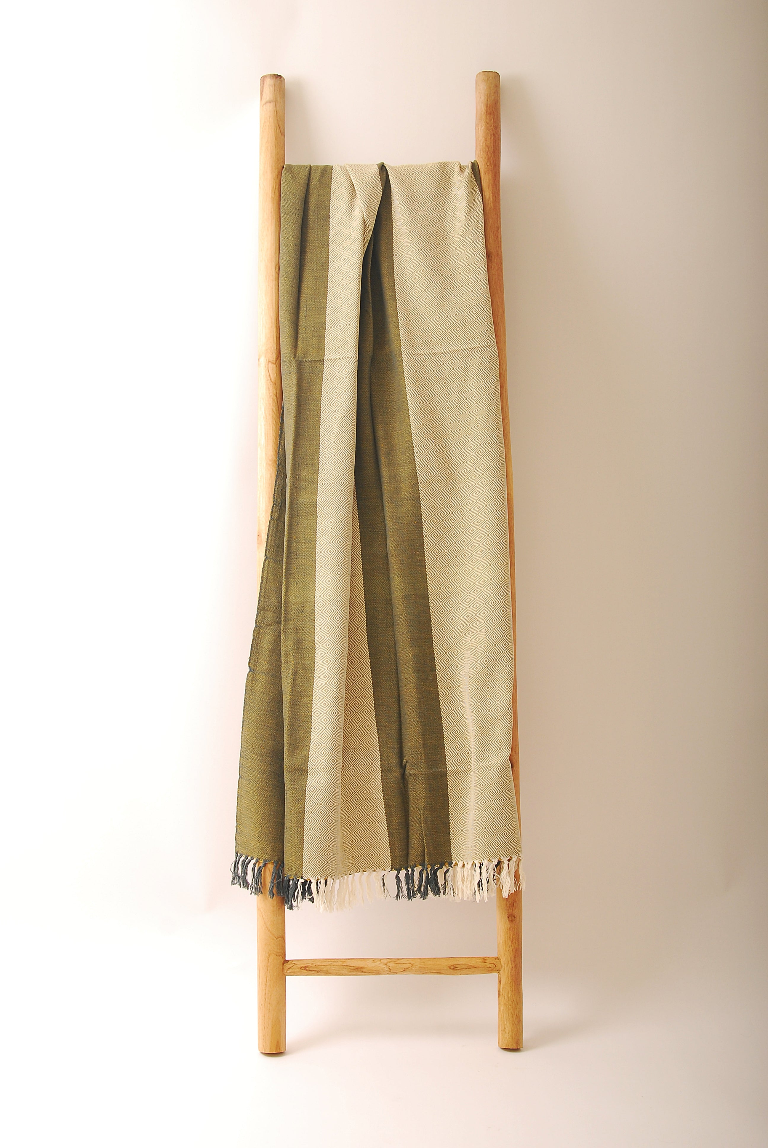 Kwanza Cotton Throw Amber Stripe