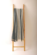 Kwanza Cotton Throw Gray Stripe