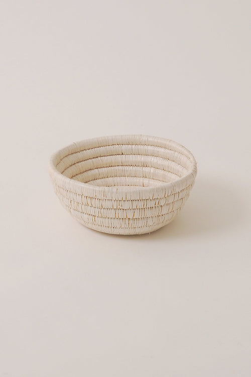 Bakuli woven bowls White