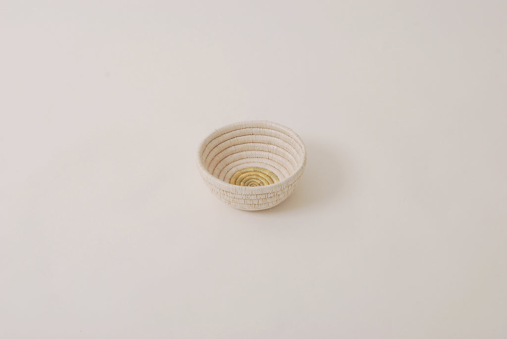 Bakuli woven bowls White