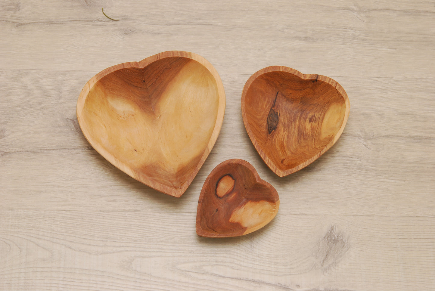 Heart Shaped Wooden Bowl