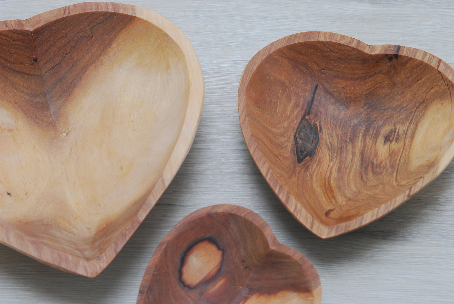 Heart Shaped Wooden Bowl