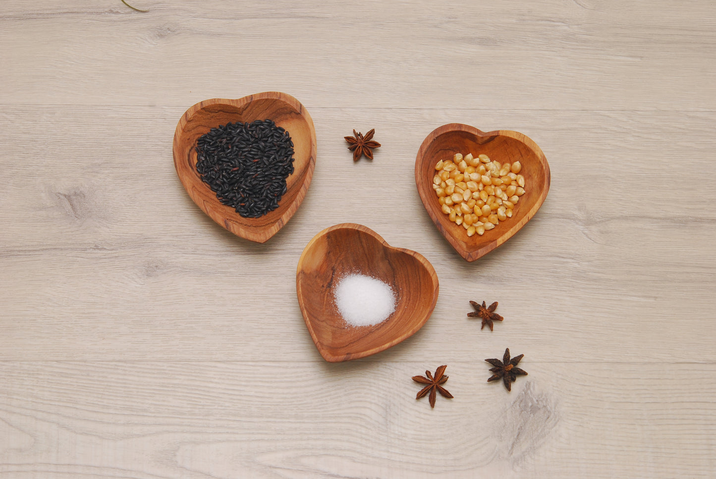 Heart Shaped Wooden Bowl