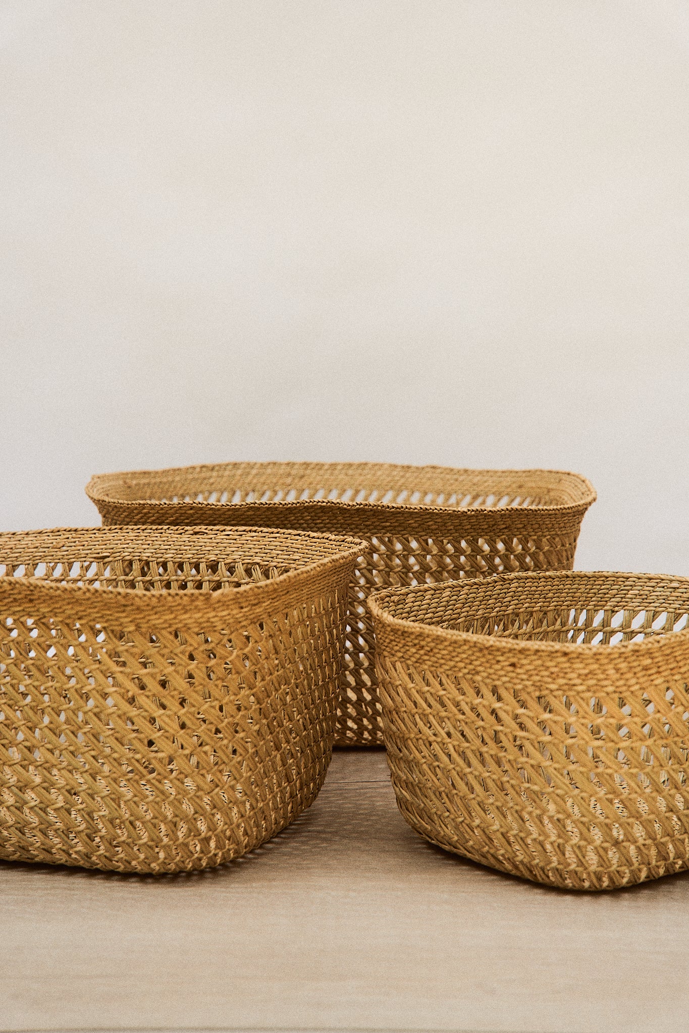 Ruaha Open Weave Nesting Storage Basket (Set of 3)