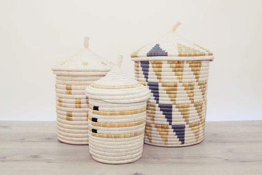 Kitawaro Storage Basket with Lid (3 sizes)